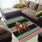 Sudan Christmas Santa Dromedary Camel Area Rug Sudanese Tobe Inspired Textile