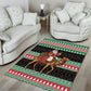 Sudan Christmas Santa Dromedary Camel Area Rug Sudanese Tobe Inspired Textile