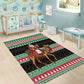 Sudan Christmas Santa Dromedary Camel Area Rug Sudanese Tobe Inspired Textile