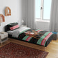 Sudan Christmas Santa Dromedary Camel Bedding Set Sudanese Tobe Inspired Textile