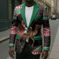 Sudan Christmas Santa Dromedary Camel Blazer Sudanese Tobe Inspired Textile