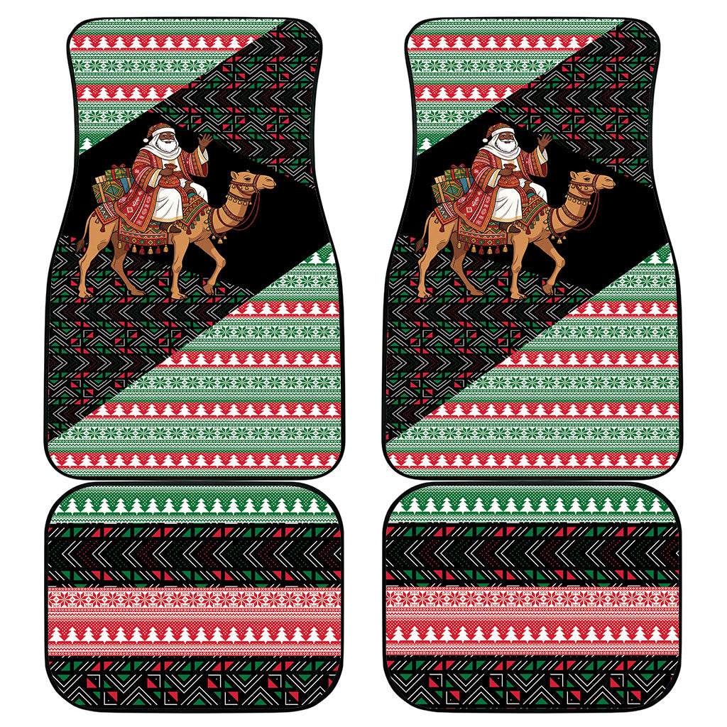 Sudan Christmas Santa Dromedary Camel Car Mats Sudanese Tobe Inspired Textile