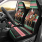 Sudan Christmas Santa Dromedary Camel Car Seat Cover Sudanese Tobe Inspired Textile