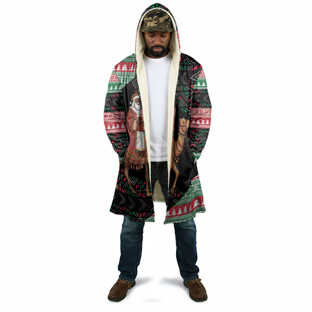 Sudan Christmas Santa Dromedary Camel Cloak Sudanese Tobe Inspired Textile