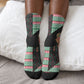 Sudan Christmas Santa Dromedary Camel Crew Socks Sudanese Tobe Inspired Textile