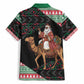 Sudan Christmas Santa Dromedary Camel Hawaiian Shirt Sudanese Tobe Inspired Textile