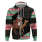 Sudan Christmas Santa Dromedary Camel Hoodie Sudanese Tobe Inspired Textile