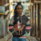 Sudan Christmas Santa Dromedary Camel Hoodie Sudanese Tobe Inspired Textile