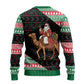 Sudan Christmas Santa Dromedary Camel Ugly Christmas Sweater Sudanese Tobe Inspired Textile