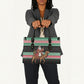 Sudan Christmas Santa Dromedary Camel Leather Bag Sudanese Tobe Inspired Textile