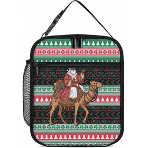 Sudan Christmas Santa Dromedary Camel Lunch Bag Sudanese Tobe Inspired Textile