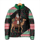 Sudan Christmas Santa Dromedary Camel Padded Jacket Sudanese Tobe Inspired Textile