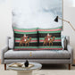 Sudan Christmas Santa Dromedary Camel Pillow Cover Sudanese Tobe Inspired Textile