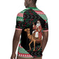 Sudan Christmas Santa Dromedary Camel Rugby Jersey Sudanese Tobe Inspired Textile