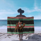 Sudan Christmas Santa Dromedary Camel Sarong Sudanese Tobe Inspired Textile