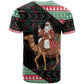 Sudan Christmas Santa Dromedary Camel T shirt Sudanese Tobe Inspired Textile