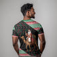 Sudan Christmas Santa Dromedary Camel T shirt Sudanese Tobe Inspired Textile