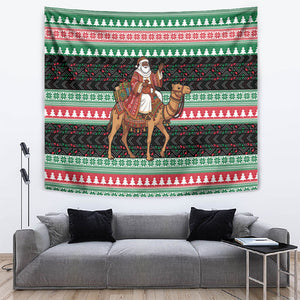 Sudan Christmas Santa Dromedary Camel Tapestry Sudanese Tobe Inspired Textile