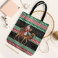 Sudan Christmas Santa Dromedary Camel Tote Bag Sudanese Tobe Inspired Textile