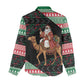 Sudan Christmas Santa Dromedary Camel Women Casual Shirt Sudanese Tobe Inspired Textile