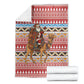 Morocco Christmas Santa Dromedary Camel Blanket Berber Amazigh Geometric Motifs