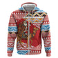 Morocco Christmas Santa Dromedary Camel Hoodie Berber Amazigh Geometric Motifs
