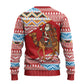 Morocco Christmas Santa Dromedary Camel Ugly Christmas Sweater Berber Amazigh Geometric Motifs