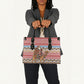 Morocco Christmas Santa Dromedary Camel Leather Bag Berber Amazigh Geometric Motifs