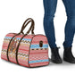 Morocco Christmas Santa Dromedary Camel Travel Bag Berber Amazigh Geometric Motifs