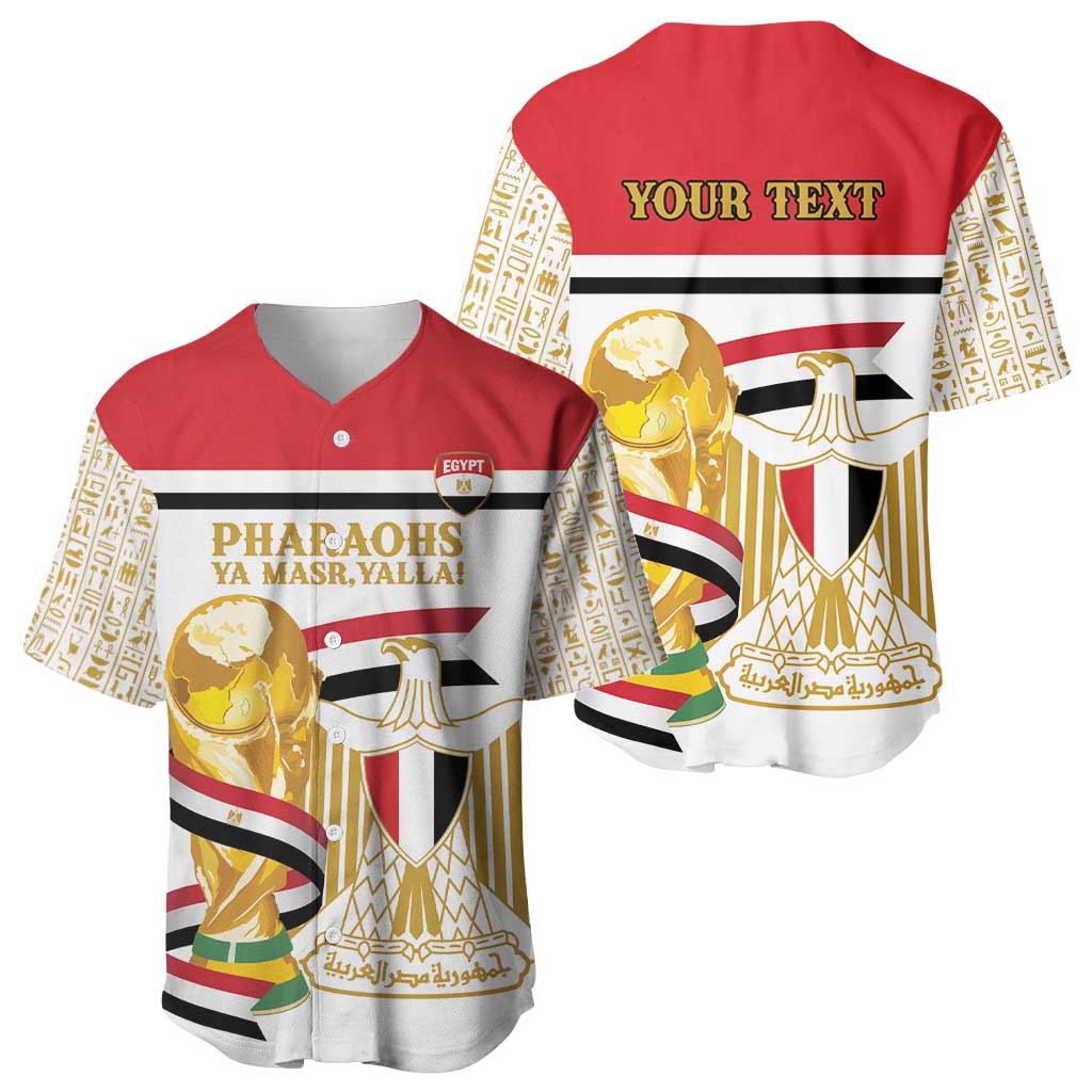 Personalized Egypt WC26 Future Champions Baseball Jersey Ya Masr Yalla