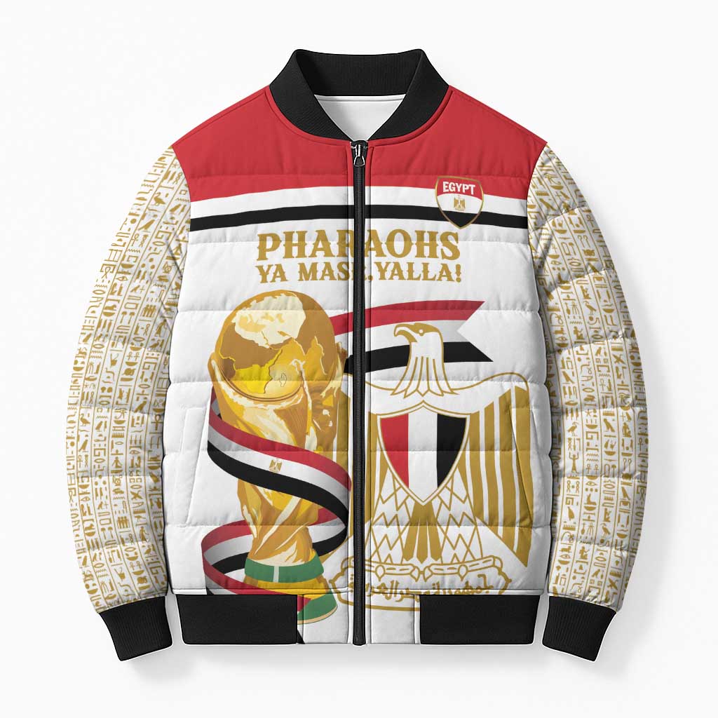 Personalized Egypt WC26 Future Champions Bomber Puffer Jacket Ya Masr Yalla