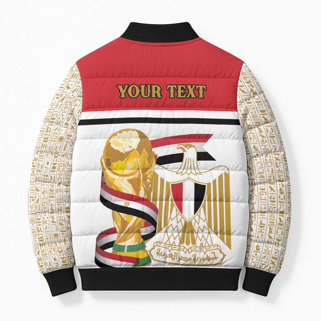 Personalized Egypt WC26 Future Champions Bomber Puffer Jacket Ya Masr Yalla