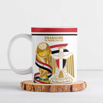 Personalized Egypt WC26 Future Champions Ceramic Mug Ya Masr Yalla