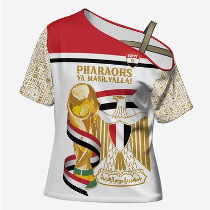 Personalized Egypt WC26 Future Champions Cross Shoulder Shirt Ya Masr Yalla
