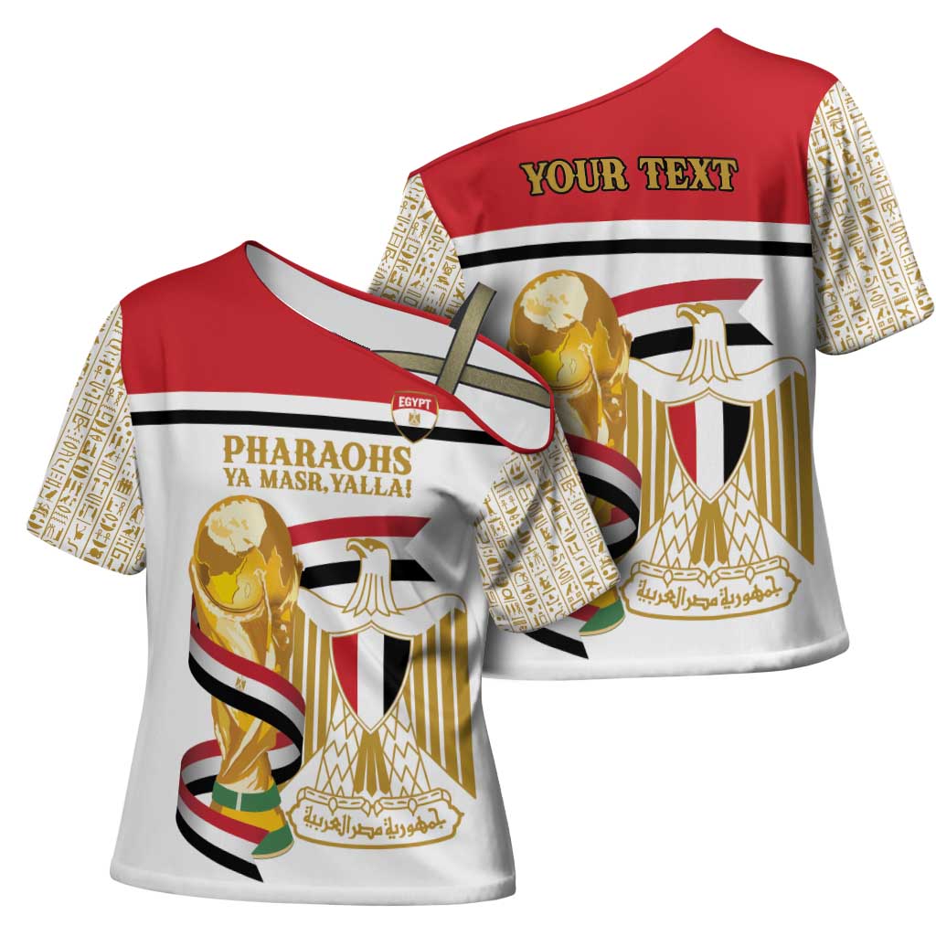 Personalized Egypt WC26 Future Champions Cross Shoulder Shirt Ya Masr Yalla