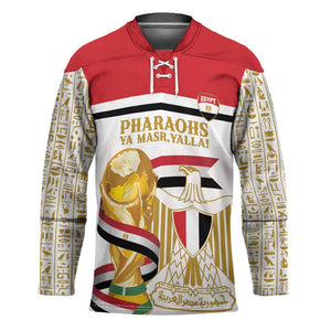 Personalized Egypt WC26 Future Champions Hockey Jersey Ya Masr Yalla