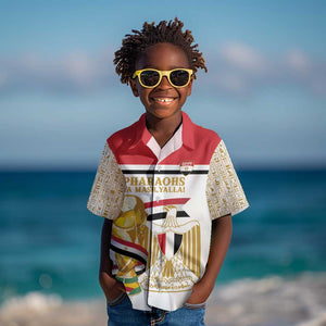 Personalized Egypt WC26 Future Champions Kid Hawaiian Shirt Ya Masr Yalla