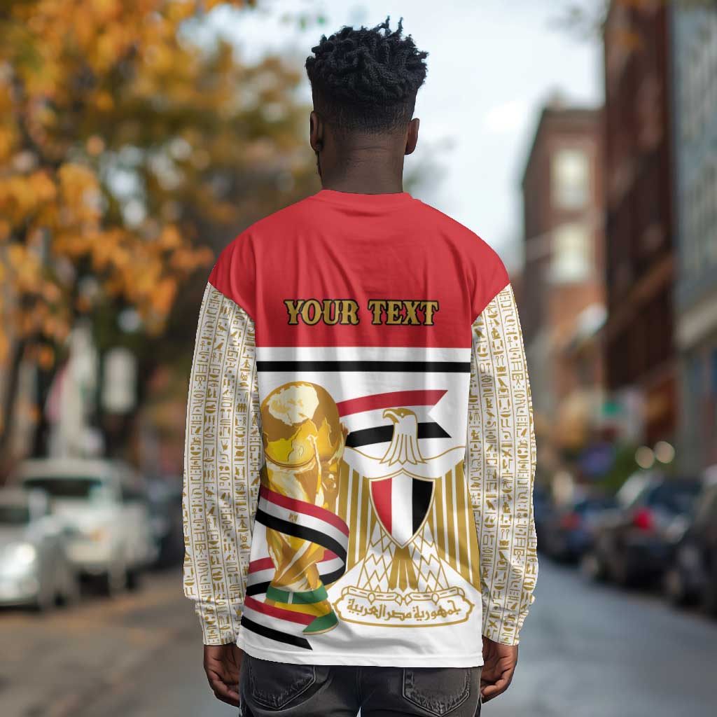 Personalized Egypt WC26 Future Champions Long Sleeve Shirt Ya Masr Yalla
