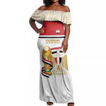 Personalized Egypt WC26 Future Champions Off Shoulder Maxi Dress Ya Masr Yalla