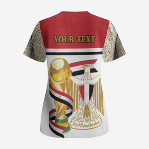 Personalized Egypt WC26 Future Champions Scrub Top Ya Masr Yalla