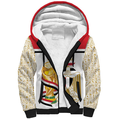 Personalized Egypt WC26 Future Champions Sherpa Hoodie Ya Masr Yalla