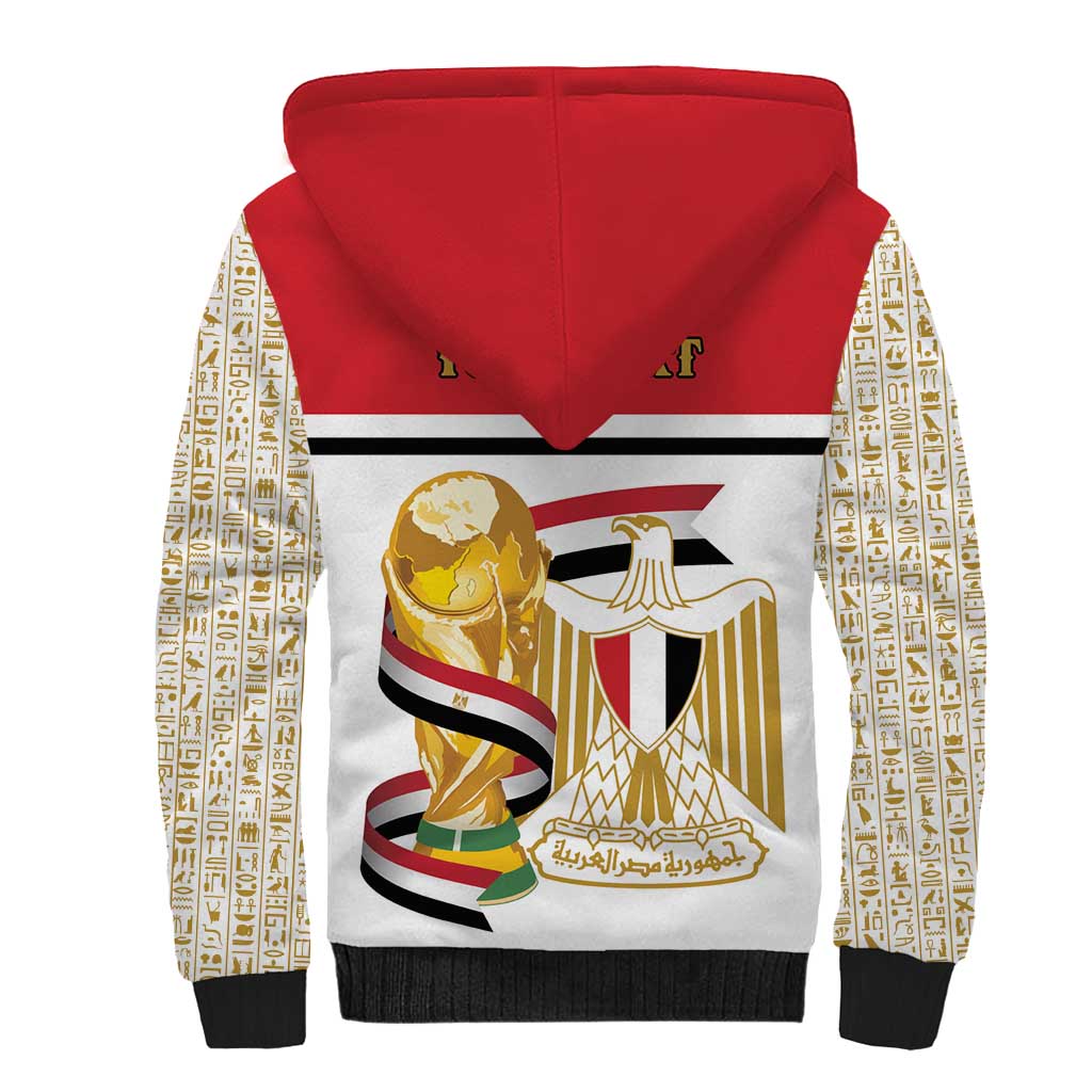 Personalized Egypt WC26 Future Champions Sherpa Hoodie Ya Masr Yalla