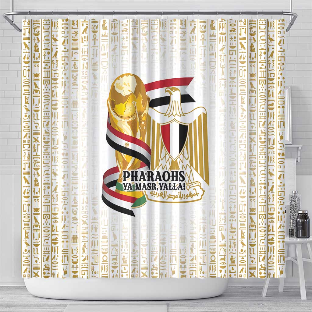 Egypt WC26 Future Champions Shower Curtain Ya Masr Yalla