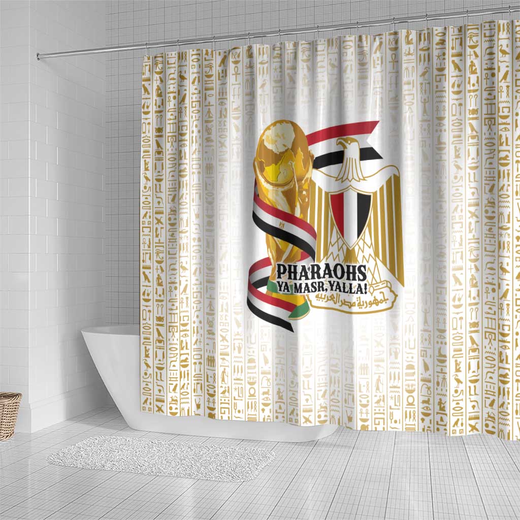 Egypt WC26 Future Champions Shower Curtain Ya Masr Yalla