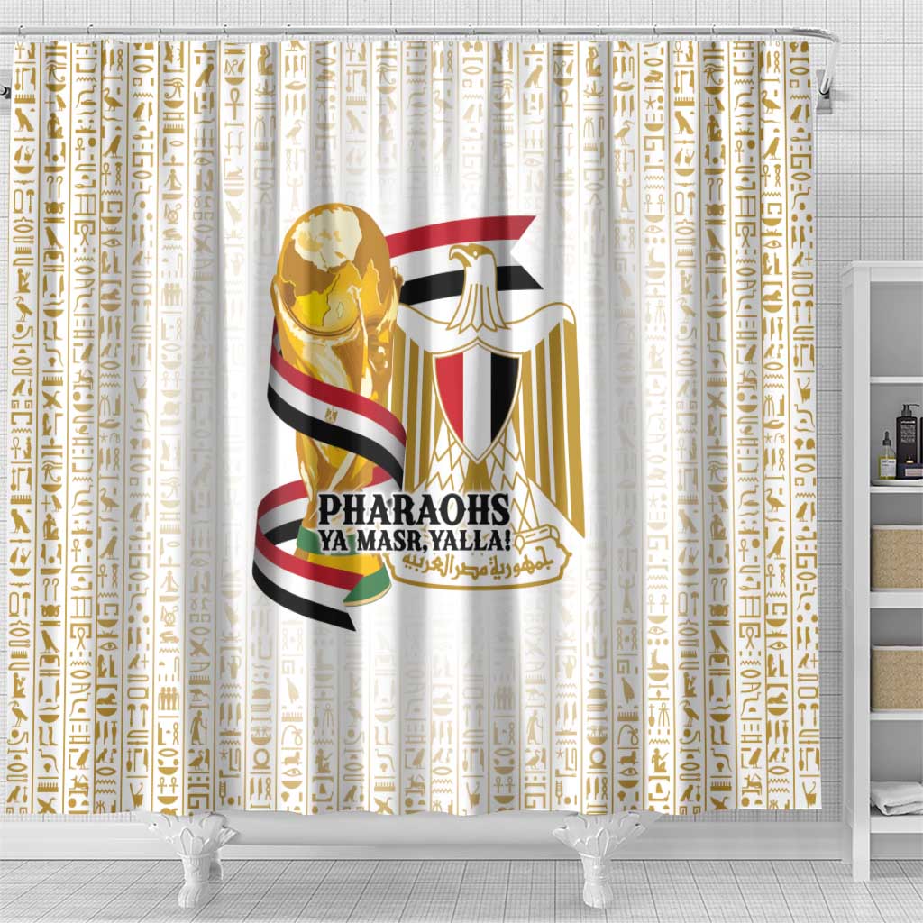 Egypt WC26 Future Champions Shower Curtain Ya Masr Yalla
