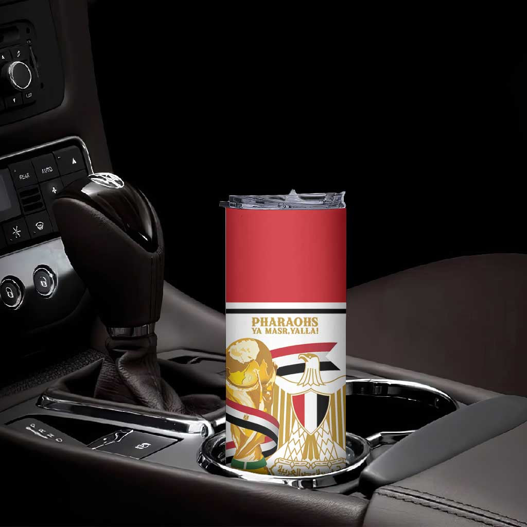 Personalized Egypt WC26 Future Champions Skinny Tumbler Ya Masr Yalla