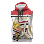 Personalized Egypt WC26 Future Champions Sleeveless Zip Hoodie Ya Masr Yalla