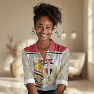 Personalized Egypt WC26 Future Champions Women Casual Shirt Ya Masr Yalla