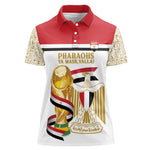 Personalized Egypt WC26 Future Champions Women Polo Shirt Ya Masr Yalla