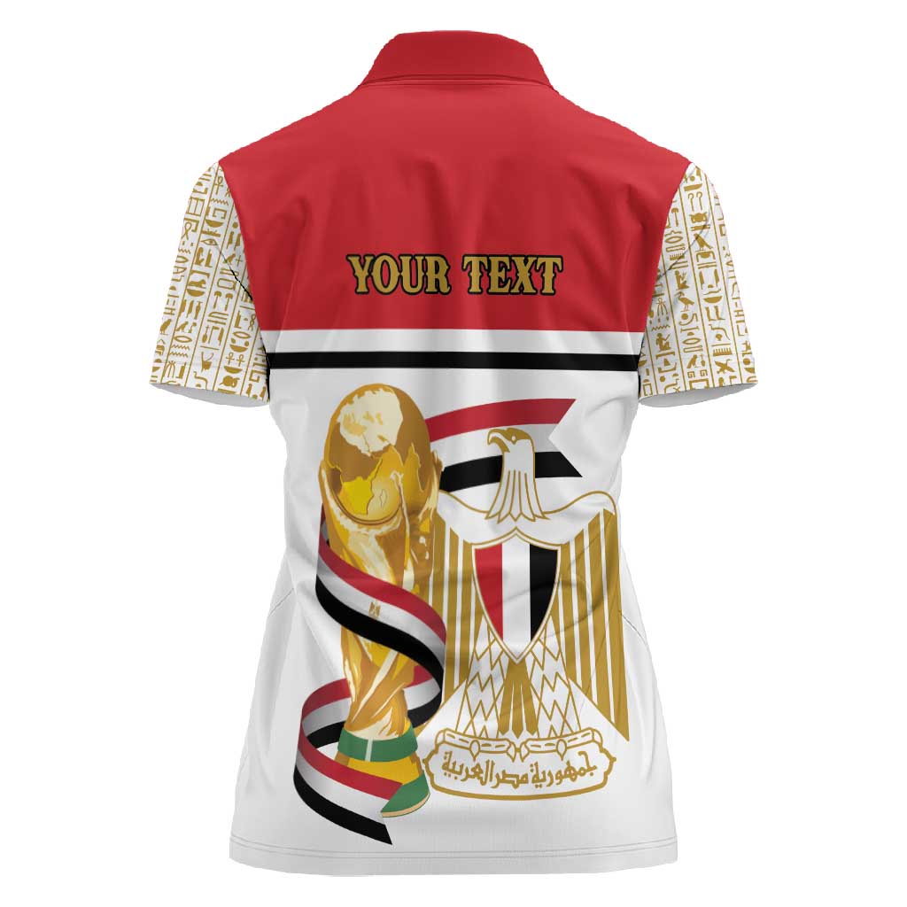 Personalized Egypt WC26 Future Champions Women Polo Shirt Ya Masr Yalla